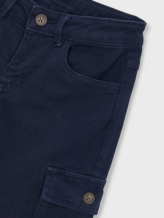 Kids Cargo Trousers Blue