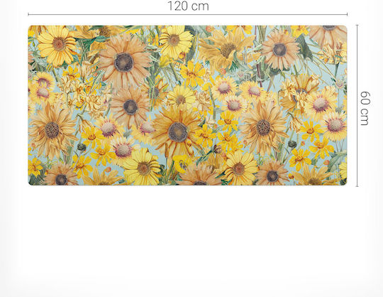 Schreibtischunterlagen Schutzmatte Modernes Blumenmuster Wiesen 120x60 cm