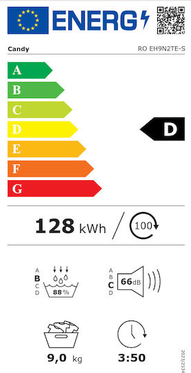 Candy RO EH9N2TE-S Tumble Dryer 9kg with Heat Pump