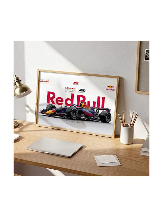 Poster Formula1 Red Bull Racing F065 50cm X 70cm Brown Wood Frame 71701pd158747f63322