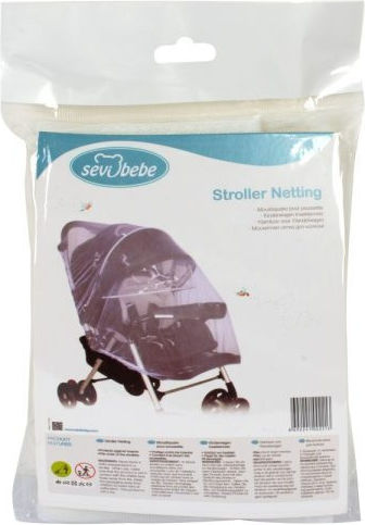 Sevi Bebe Jane Baby Moskitonetz für Kinderwagen aus Tüll
