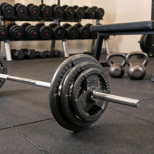 HMS Strength Training Plate 1 x 5kg Ø31mm With Handles
