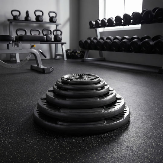 HMS Strength Training Plate 1 x 5kg Ø31mm With Handles