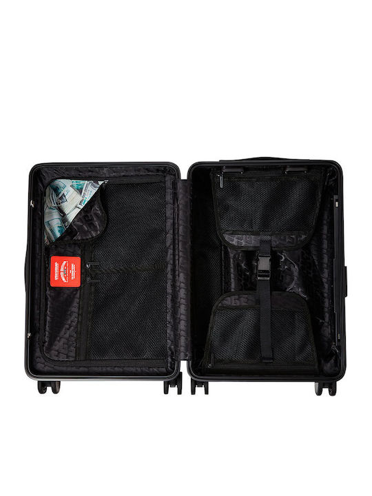 Sprayground Sharks In Paris Large Hard Black Suitcase 75cm Height