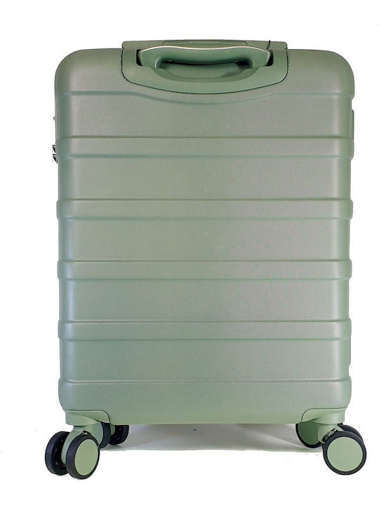 Beverly Hills Polo Club Cabin Hard Green Travel Suitcase Height 55cm