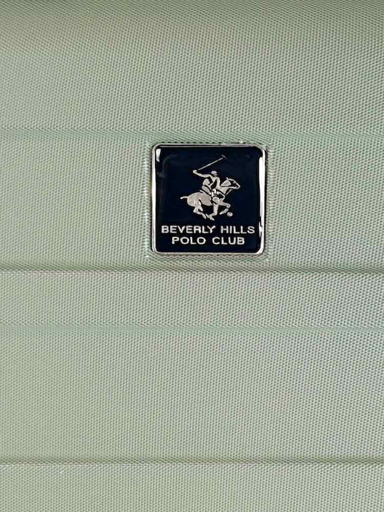 Beverly Hills Polo Club Medium Hard Green Travel Suitcase Height 65cm