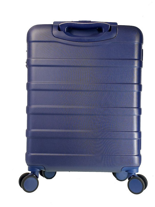 Beverly Hills Polo Club Cabin Hard Blue Travel Suitcase Height 55cm