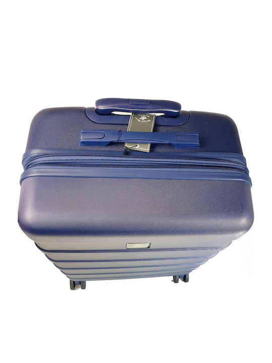 Beverly Hills Polo Club Medium Hard Blue Suitcase 65cm Height