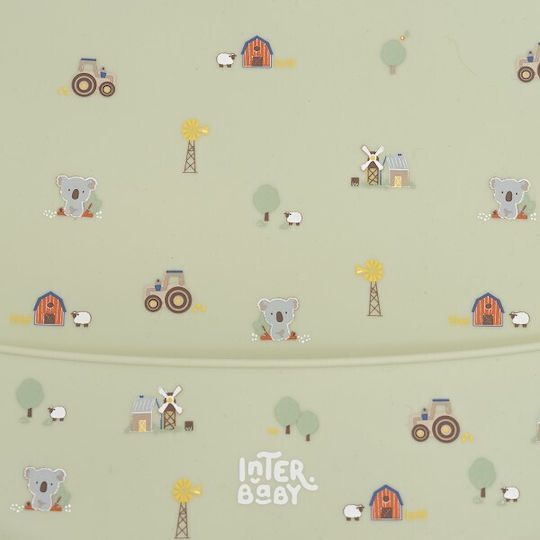 Interbaby Αδιάβροχη Σαλιάρα Σιλικόνης με Τσέπη Interbaby Αδιάβροχη Σαλιάρα Σιλικόνης με Τσέπη