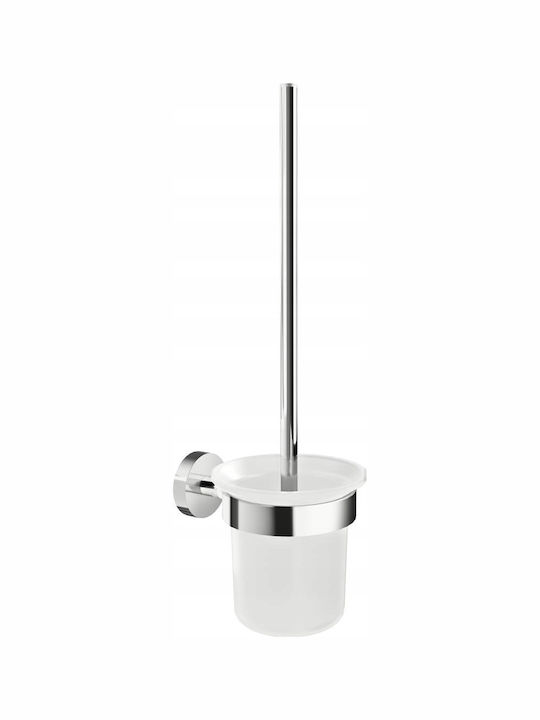 Tesa Glass Toilet Brush Silver