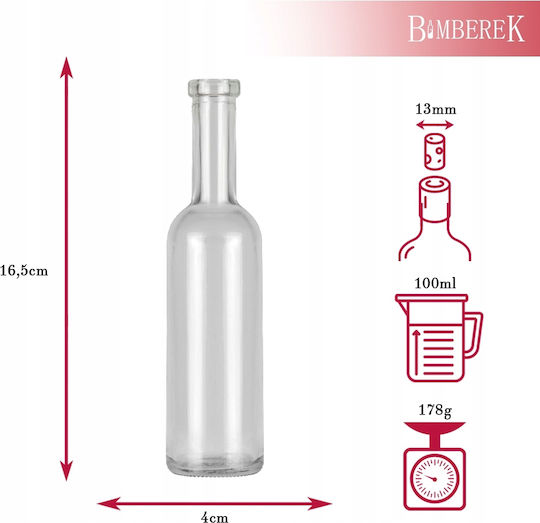 Futura Wein-/Getränkeflaschen 100ml Likör Wein Flasche