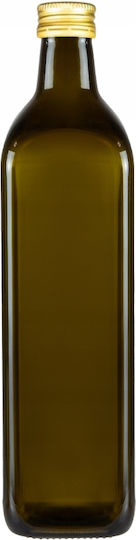 Μπουκάλι Marasca Square Olive 750ml Βάμματα Ελαιολάδου Γυάλινο Μπουκάλι