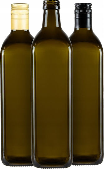 Μπουκάλι Marasca Square Olive 750ml Βάμματα Ελαιολάδου Γυάλινο Μπουκάλι