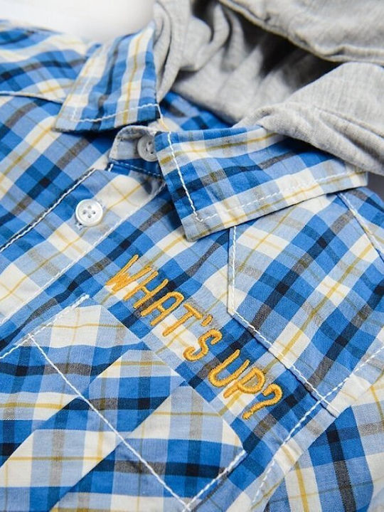 Kids Short-Sleeved Multicolour Shirt