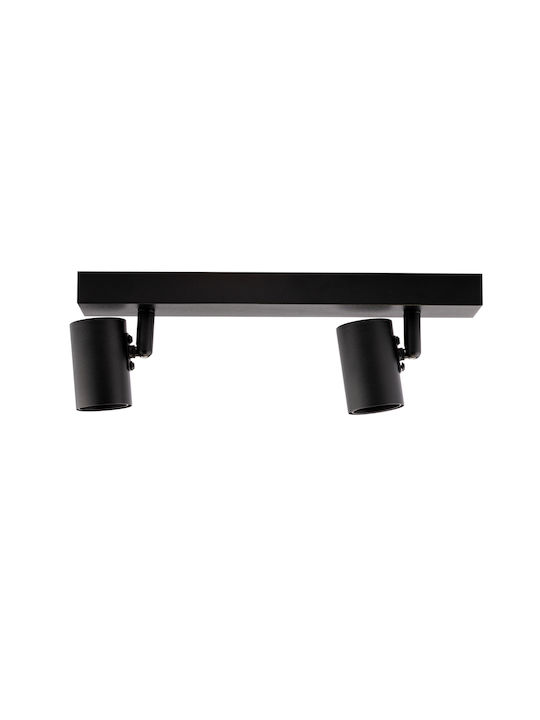 Decken- und Wandleuchte Spot Tuba Reflex Halogen 2x E27 Glas Lumiled