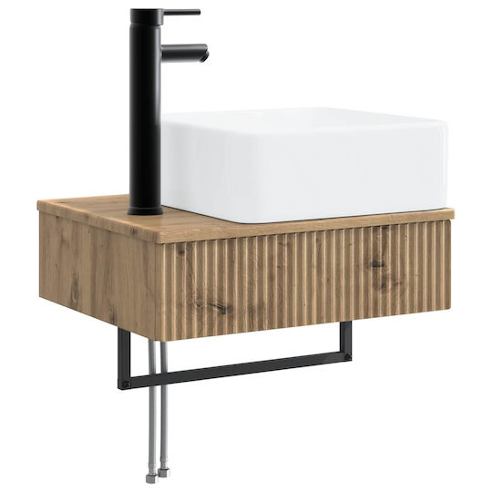 vidaXL Vanity Unit Without Sink W53xD35xH39cm Oak