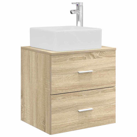 vidaXL Bathroom Vanity Unit Without Sink W53xD34.5xH63cm Sonoma Oak