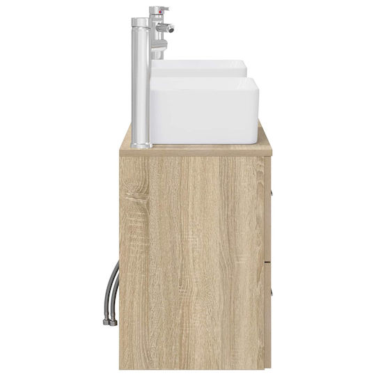 vidaXL Bathroom Vanity Unit Without Sink W53xD34.5xH63cm Sonoma Oak