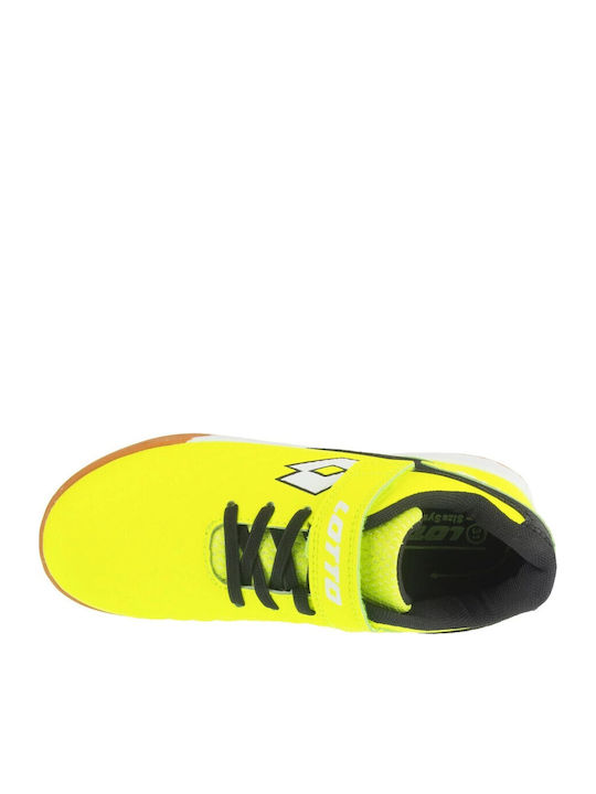 Dasher K Kids Indoor Soccer Shoes Yellow