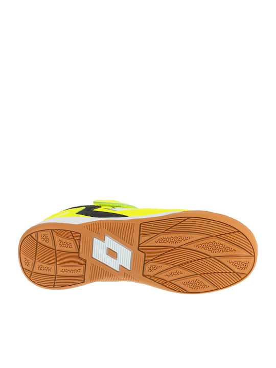 Dasher K Kids Indoor Soccer Shoes Yellow