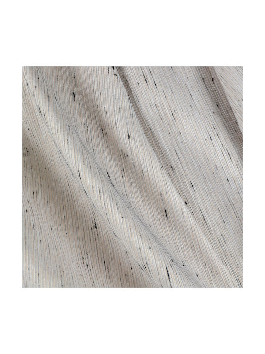 Saray Home Vorhang mit Bleistiftfalten Beige 220x220cm