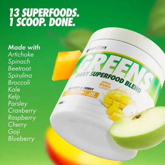 Per4m Greens Специална хранителна добавка 150gr Apple Mango