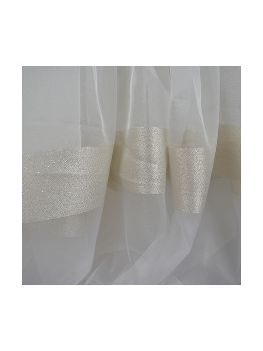Saray Home Perdea Cu Coafură Albă 140x280 cm