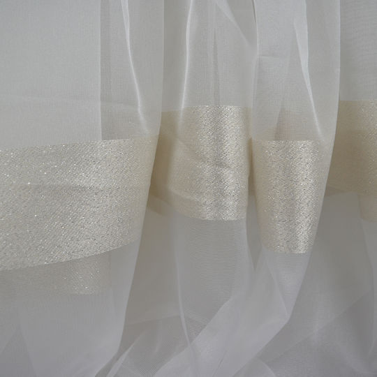 Saray Home Perdea Cu Coafură Albă 140x280 cm