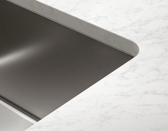 Franke Mythos Подплотов Неръждаемa Мивка Inox Матиран М74xШ44cm Сребриста