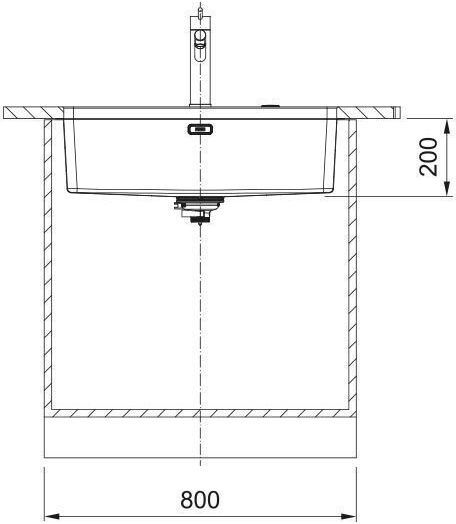 Franke Mythos Подплотов Неръждаемa Мивка Inox Матиран М74xШ44cm Сребриста