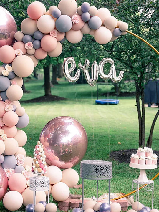 Metal Gold Circle Arch Frame Stand Balloons 2m Wedding Wall