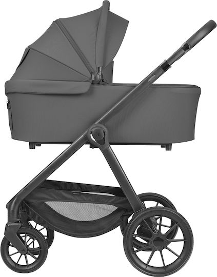 Kikka Boo Modena Reversible 2 in 1 Baby Stroller Suitable for Newborn Grey