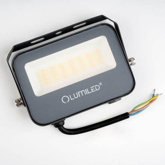 LED Flood Light Trinox 20W 2000lm CCT IP66 Grey Lumiled