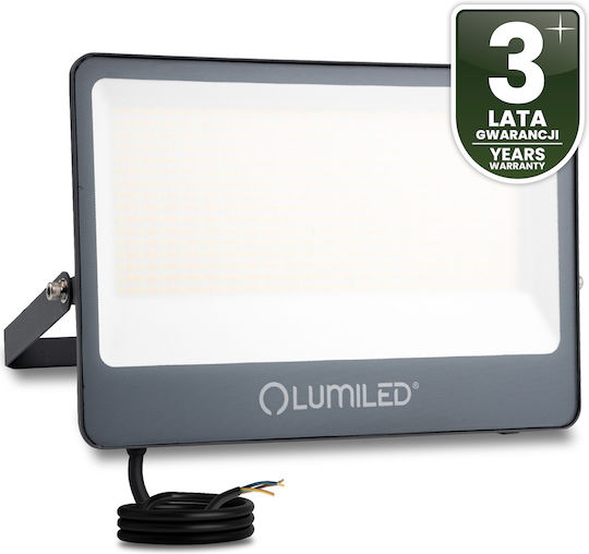 LED Flood Light Trinox 200W 22000lm CCT IP66 Grey Lumiled