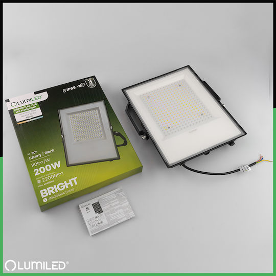 Proiector LED Luminos de Exterior Impermeabil 200w 22000lm 4000k Lumiled