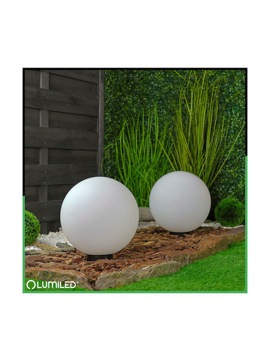 Lampa De Grădină Pentru Exterior Lumikula2 Lumiled 30cm E27 Ip65 Led Sferă