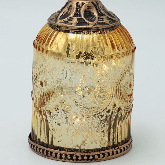 Glass Gold Lantern