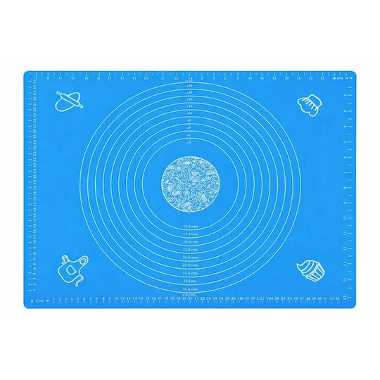 Silicone Pastry Mat 50 x 40 cm Non-Stick With Measuring Guides