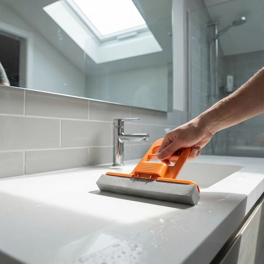 Mini Handheld Foldable Mop Automatic Wringing – Sponge for Counter Window Bathroom & Car Dry & Wet Cleaning