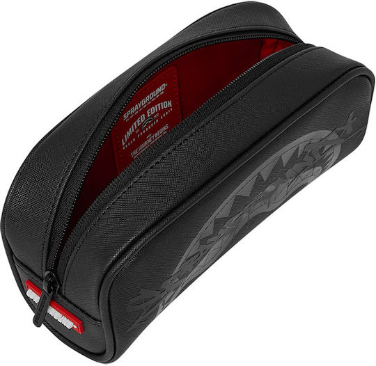 Sprayground Lux Black Ghost Drip Pencil Case Cylinder Lux Black Ghost Drip