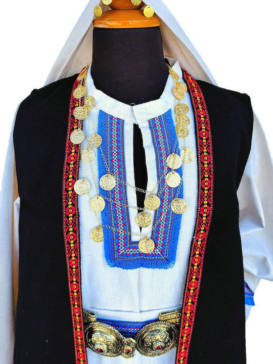 Costum Tradițional Pentru Copii Suliotisa Cu Porphyra