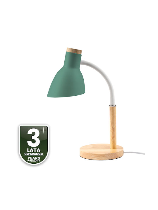 Lampă De Masă Pentru Birou Școlar Decorativă E27 Niko Verde Lumiled