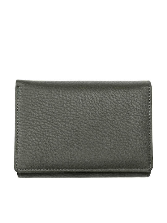 Set cadou Portofel femei + Portofel bărbați Negru-verde Piele naturală Little-viki