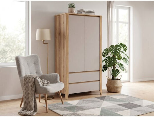 Talduno 103 Δίφυλλη Ντουλάπα με Καθρέπτη 107x57x200cm Talduno 103 Δίφυλλη Ντουλάπα με Καθρέπτη 107x57x200cm