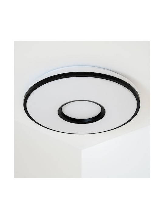 Deckenleuchte Led Wandmontage Verus 72w Cct Weiß Rund 50cm Fernbedienung Lumiled