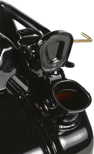 Fuel Canister Made Steel Sheet Capacity 20l Black Color Valpro