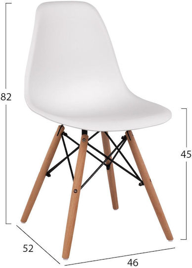 Kitchen Table Twist with 2 Chairs 80x80cm