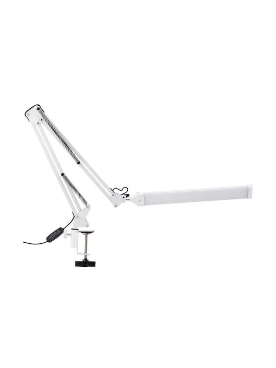 Επιτραπέζιο Φωτιστικό Led Cosmi 8w Cct Usb Ρύθμιση Φωτεινότητας Λευκό Φωτιζόμενη Βάση