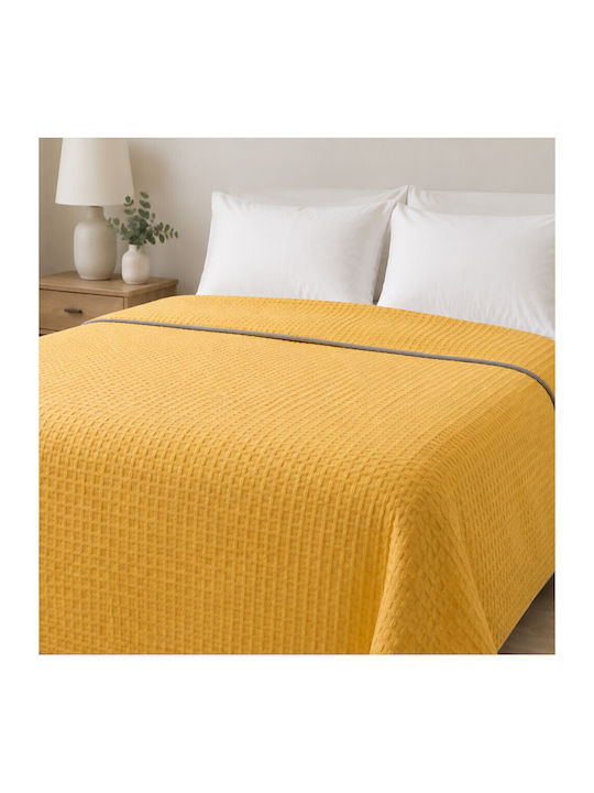 Pique Blanket Super King 220x240cm Yellow