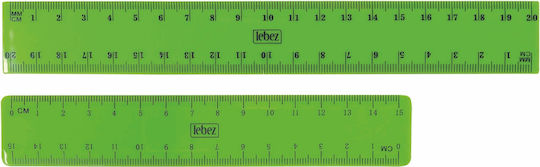 15 Cm Kunststoff Lineal Fluoreszierende Farben – 36 Stück Zylindrische Verpackung